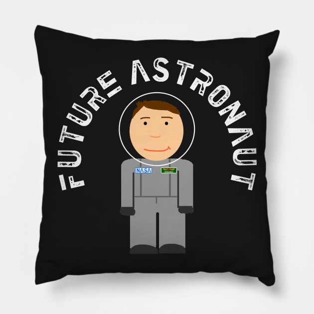 Future Astronaut Pillow by cheekymonkeysco