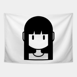 Minimalism Girl #5 Tapestry