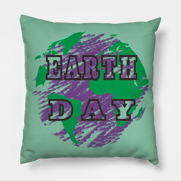 Earth Day 22 April Pillow by Missingblock4212