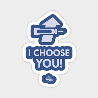 Ana - I choose you - Blue print Magnet