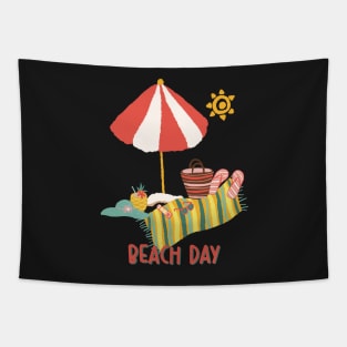 Beach Day Tapestry