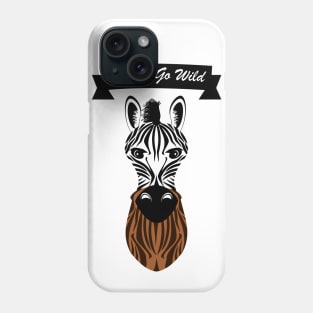 Zebra Beard Phone Case