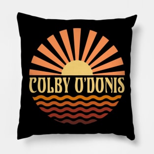 Graphic Circles Colby Name Lovely Styles Vintage 70s 80s 90s Pillow