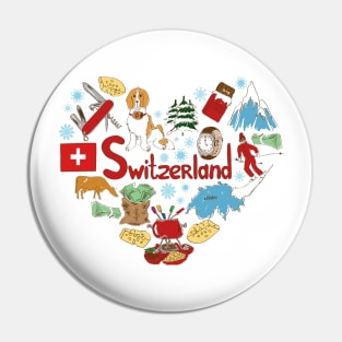 Switzerland elements Pin