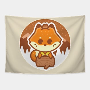 Woodland Scout Fox T-SHIRT Tapestry