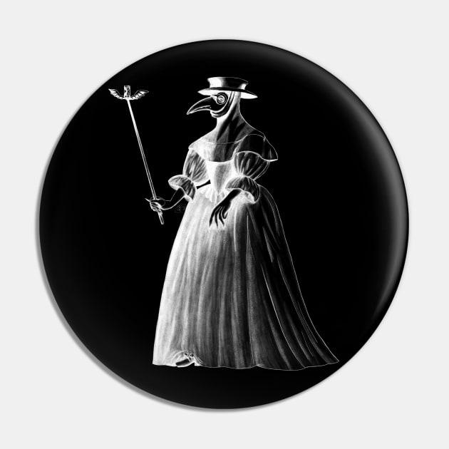 Lady Plague Doctor (black) Pin by AlexTal