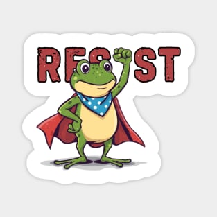 Resist-Frog Magnet