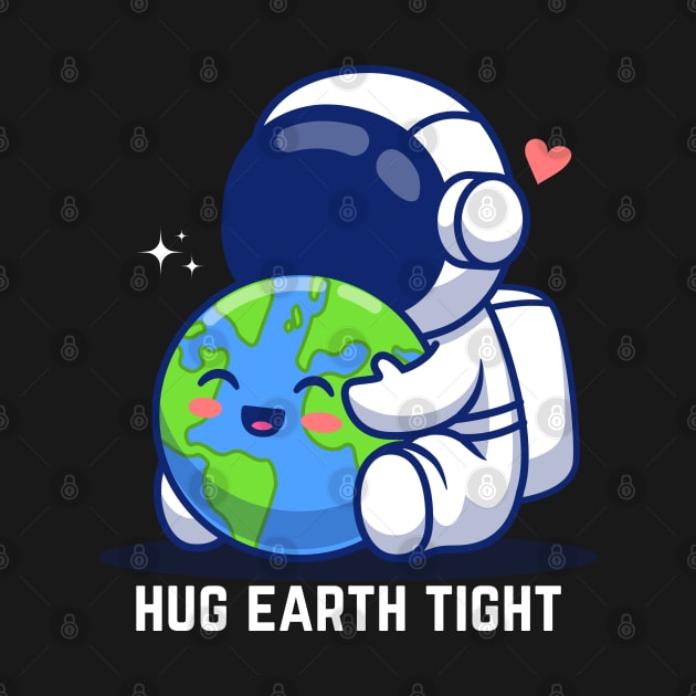 Astronaut Hugging Earth by Norse Magic