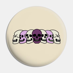 Pride Skulls Queer Pin