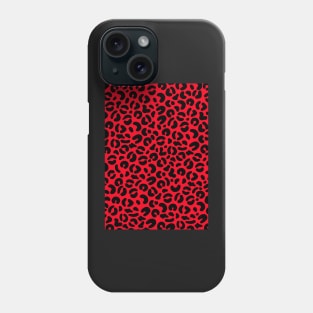 Fiery Leopard Phone Case