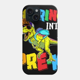 Roaring Into Pre-k Dinosaur Back To School Phone Case