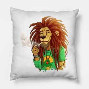 420 Tuxedo Rastafarian Lion Pillow