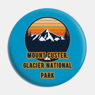 Mount Custer, Glacier National Park Pin