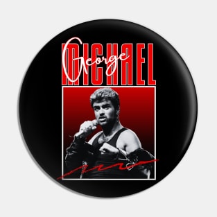 George michael///original retro Pin