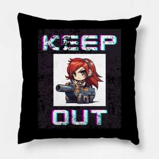 Anime Girl gamer Pillow