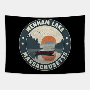 Wenham Lake Massachusetts Sunset Tapestry