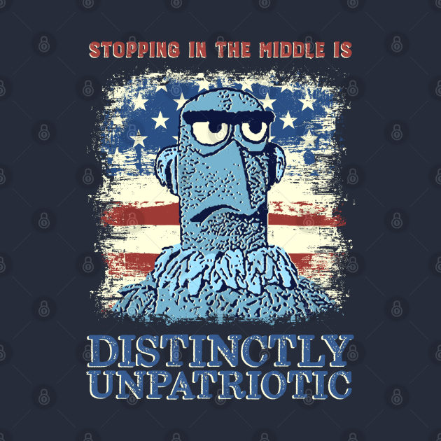 Disover Distinctly Unpatriotic - Muppets - T-Shirt