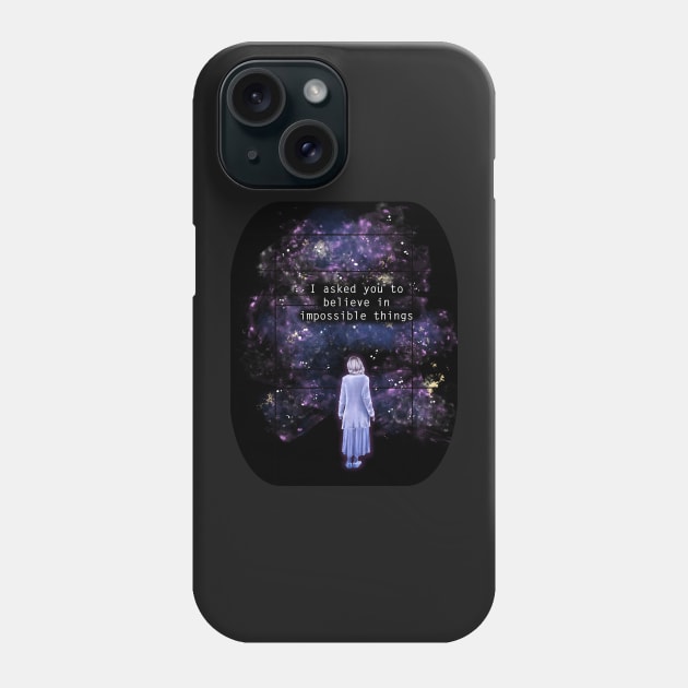 The OA "I asked you to believe in impossible things" Phone Case by WoodlandElm