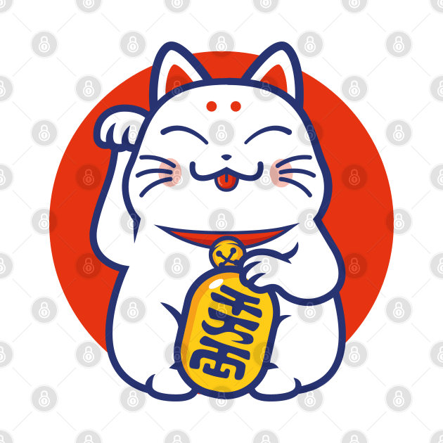 Lucky cat - Maneki-neko by redwane