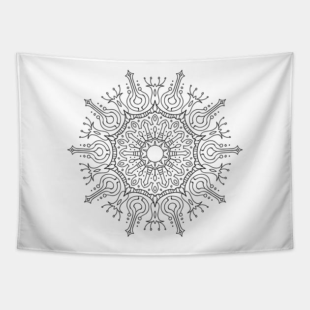 Mandala Tapestry by OsFrontis