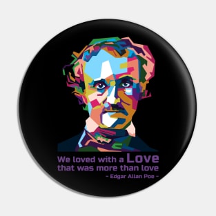 Abstract Edgar Allan Poe in WPAP Pin