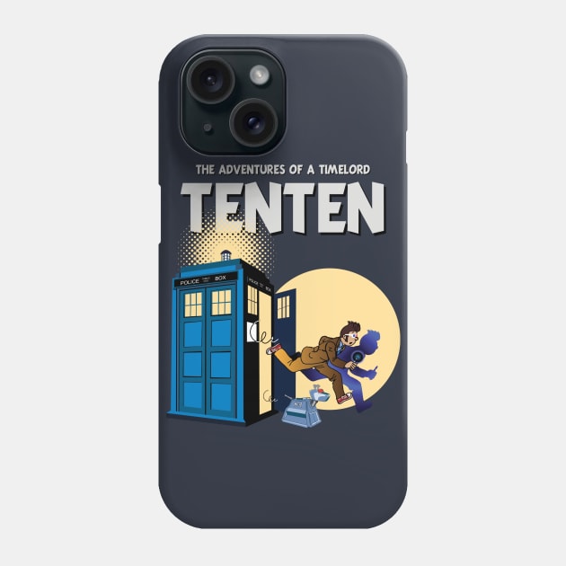 THE ADVENTURES OF A TIMELORD Phone Case by KARMADESIGNER T-SHIRT SHOP