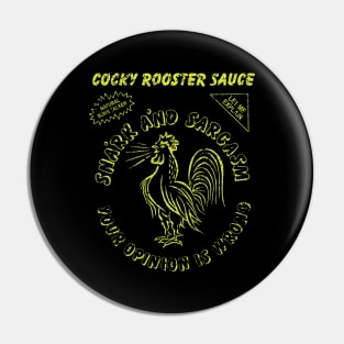 Cocky rooster sauce Pin
