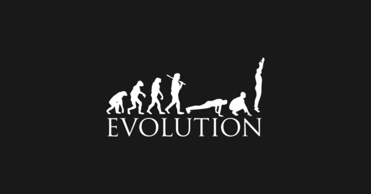 Evolution Fitness Gym Logo - Funny - Sticker | TeePublic