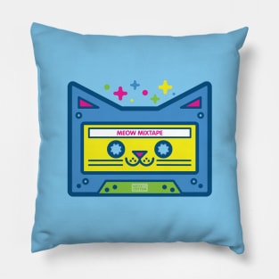 Meow Mixtape Pillow