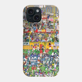 Gridiron Mishmash Phone Case