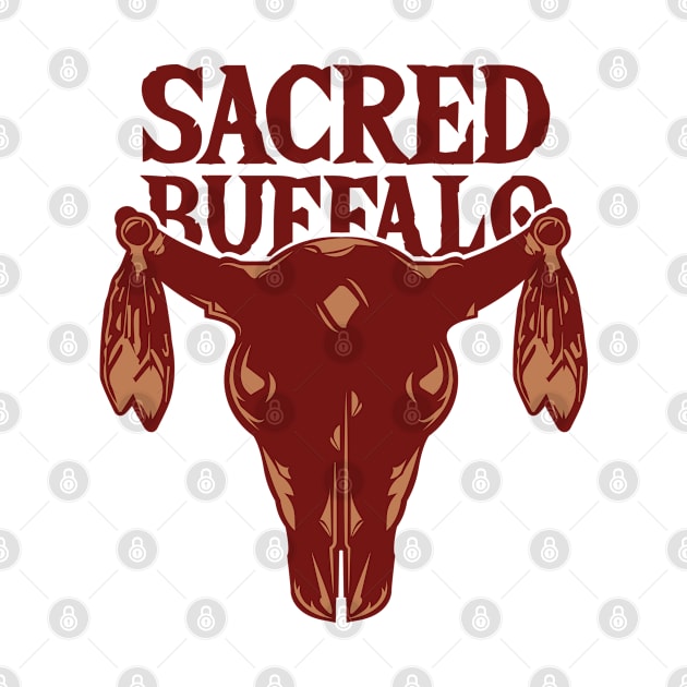 Sacred Buffalo Collection - Buffalo Skull n°6 by Biagiode-kd