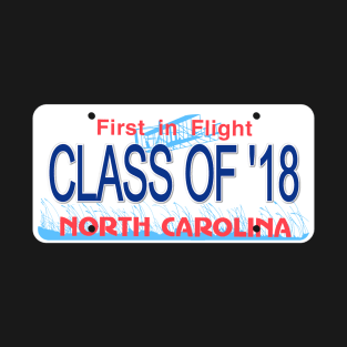 Class of '18 North Carolina License Plate T-Shirt