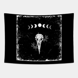 Crow Skull Tapestry