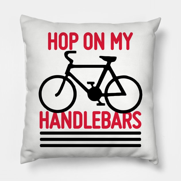 Handlebars Pillow by TroubleMuffin