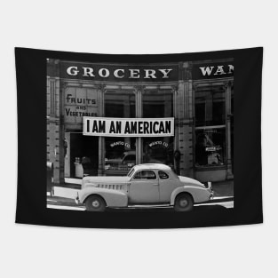 I Am An American, 1942. Vintage Photo Tapestry