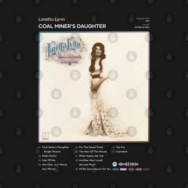 Loretta Lynn - Coal Miner's Daughter Tracklist Album by 80sRetro