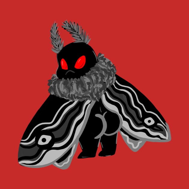 Thicc Mothman by Witchvibes