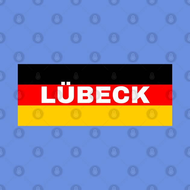 Lübeck City in German Flag by aybe7elf