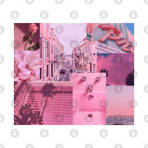 Pink collage aesthetic l pink aesthetics by Bossin