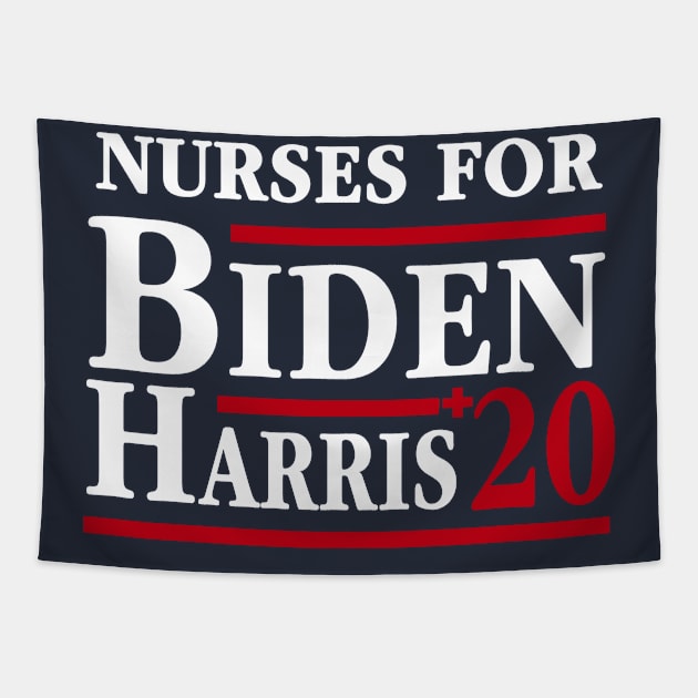 Nurses For Biden Harris 2020 Tapestry by E