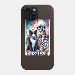 "The Cat Lover" Funny Tarot Card Phone Case