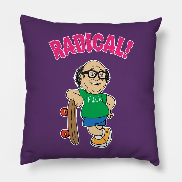 Radical D'Vito Pillow by RadicalLizard