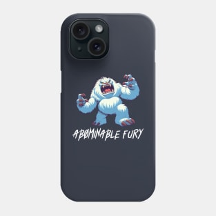 Abominable Fury - Angry Monster Snowman Phone Case