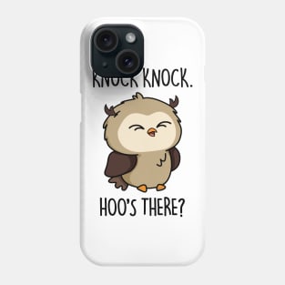 Hoos There Cute Owl Pun Phone Case