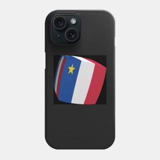 Acadian flag cubed Phone Case