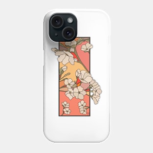 Cherry Blossom Stained Glass Window Phone Case