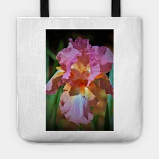 Pink And Orange Iris Tote