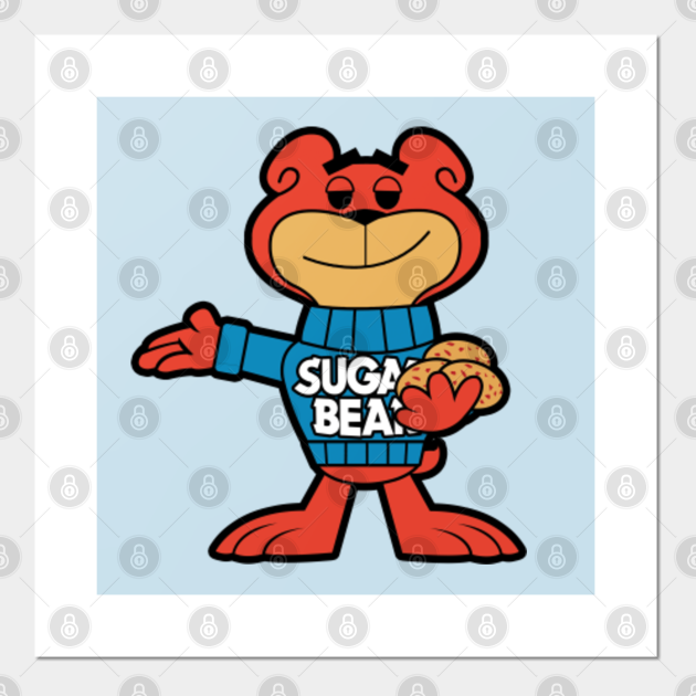 Cute Sugar Bear Mascot - Sugar Bear - Posters and Art Prints | TeePublic Cute Sugar Bear Mascot - Sugar Bear - Posters and Art Prints | TeePublic