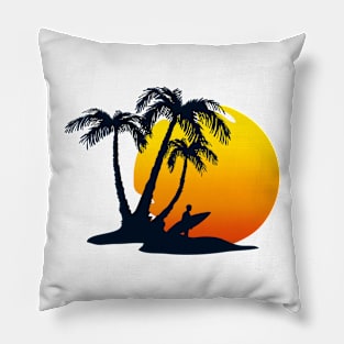 My Favorite Color is Sunset for Women Pillow