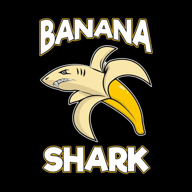 Banana Shark Adorable Half-Banana Half-Shark by theperfectpresents